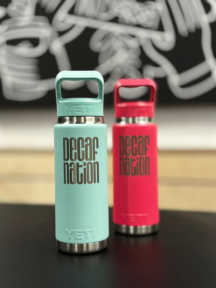 YETI X DECAF NATION RAMBLER BOTTLE