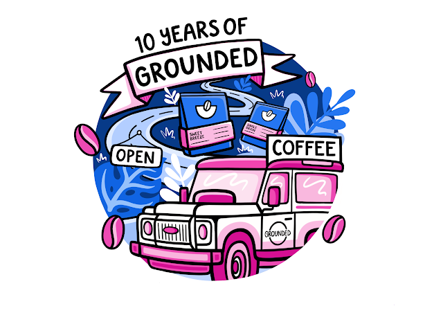 YETI x Grounded 10 Year Anniversary Travel Mug