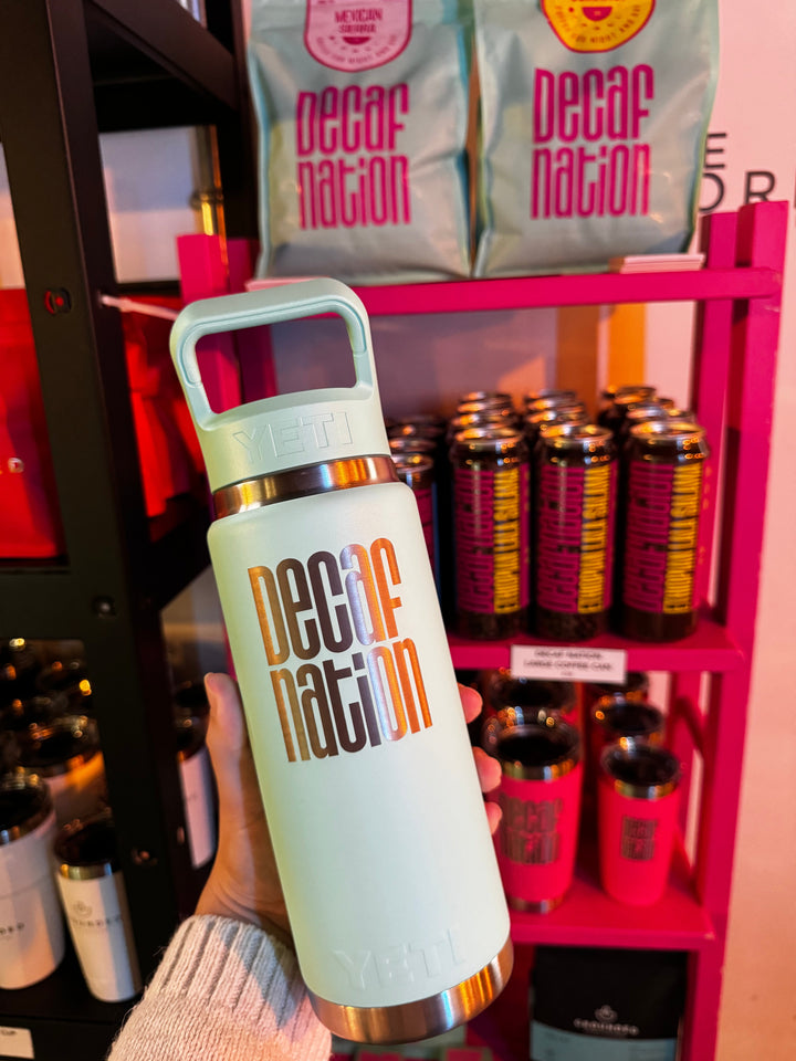 YETI X DECAF NATION RAMBLER BOTTLE
