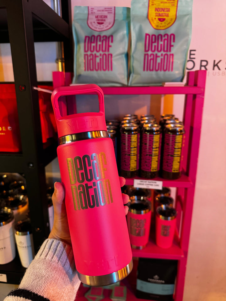 YETI X DECAF NATION RAMBLER BOTTLE