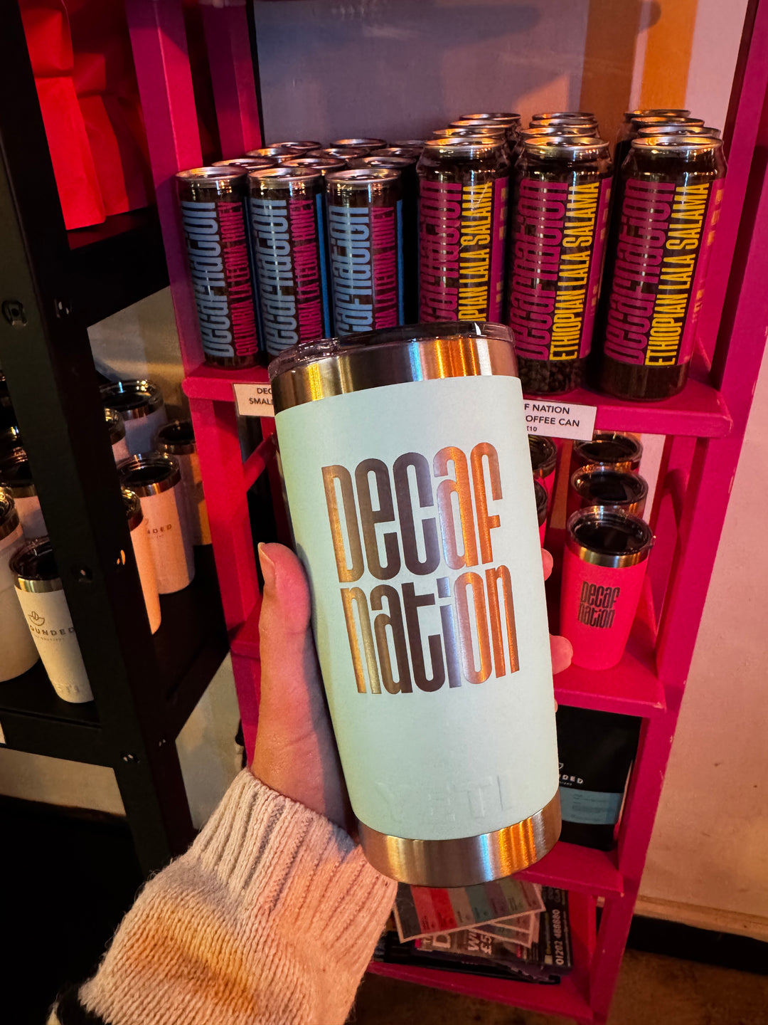 YETI X DECAF NATION TUMBLER